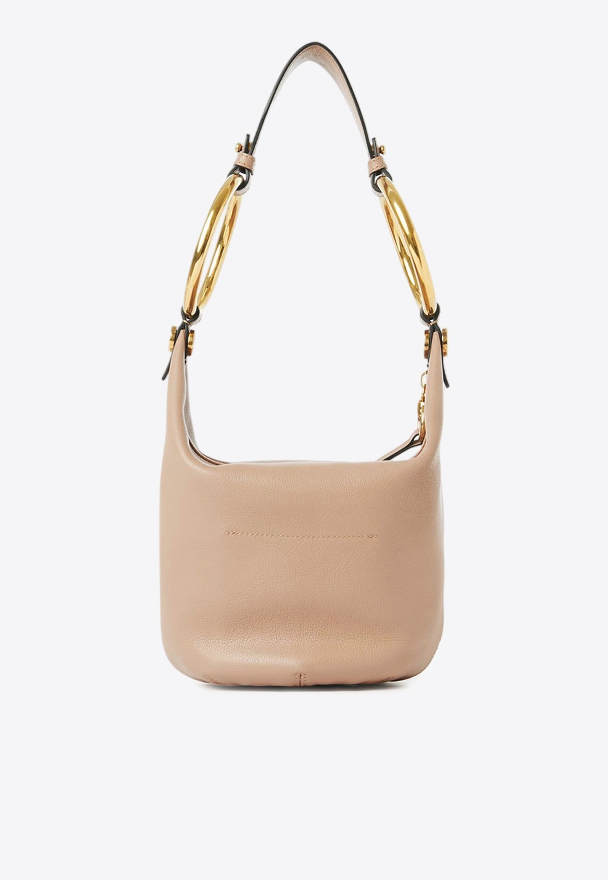 Petit sac bandoulière bracelet en cuir grainé